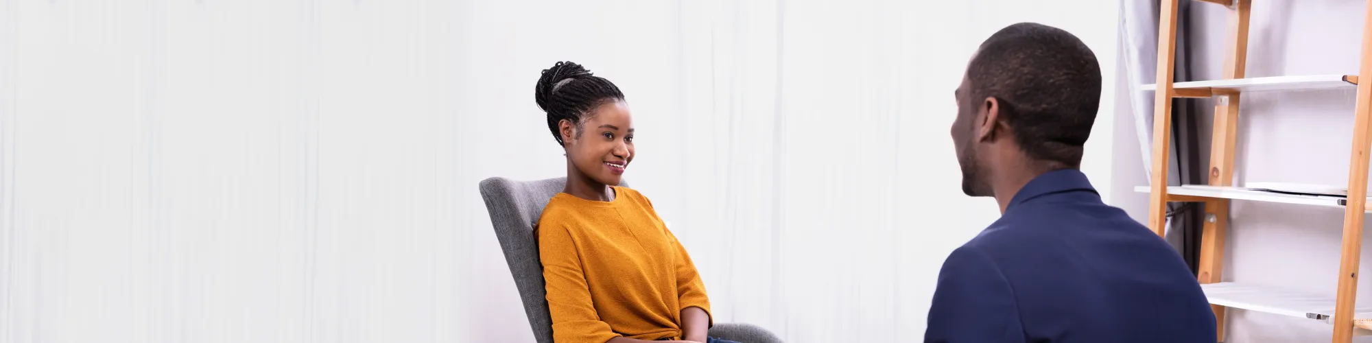 Woman Visiting Psychologist