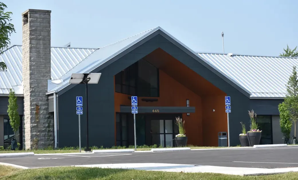 Exterior of the Worthington Campus