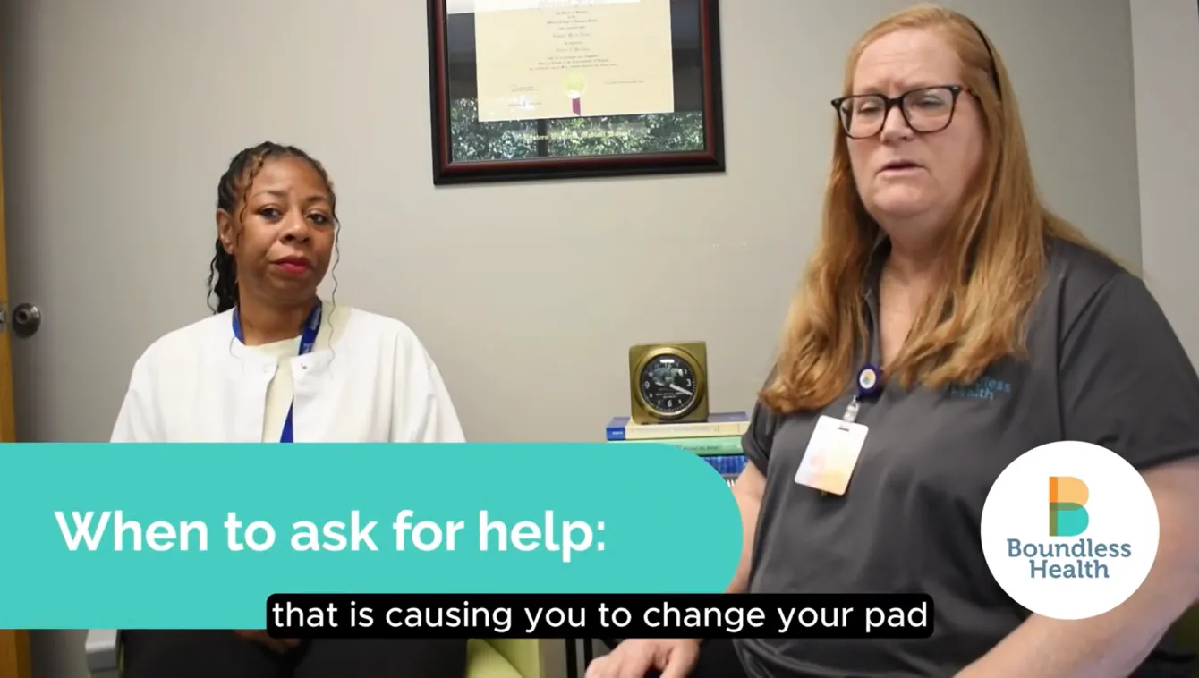 Video Still of Dr. Ripsin and FND O'Neil.