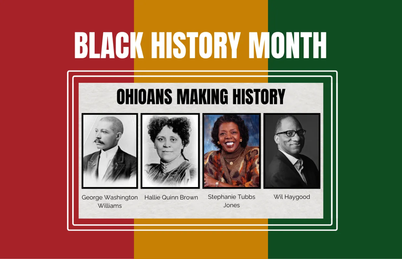 Image of George Washington Williams, Hallie Quinn Brown, Stephanie Tubbs Jones, and Wil Haygood