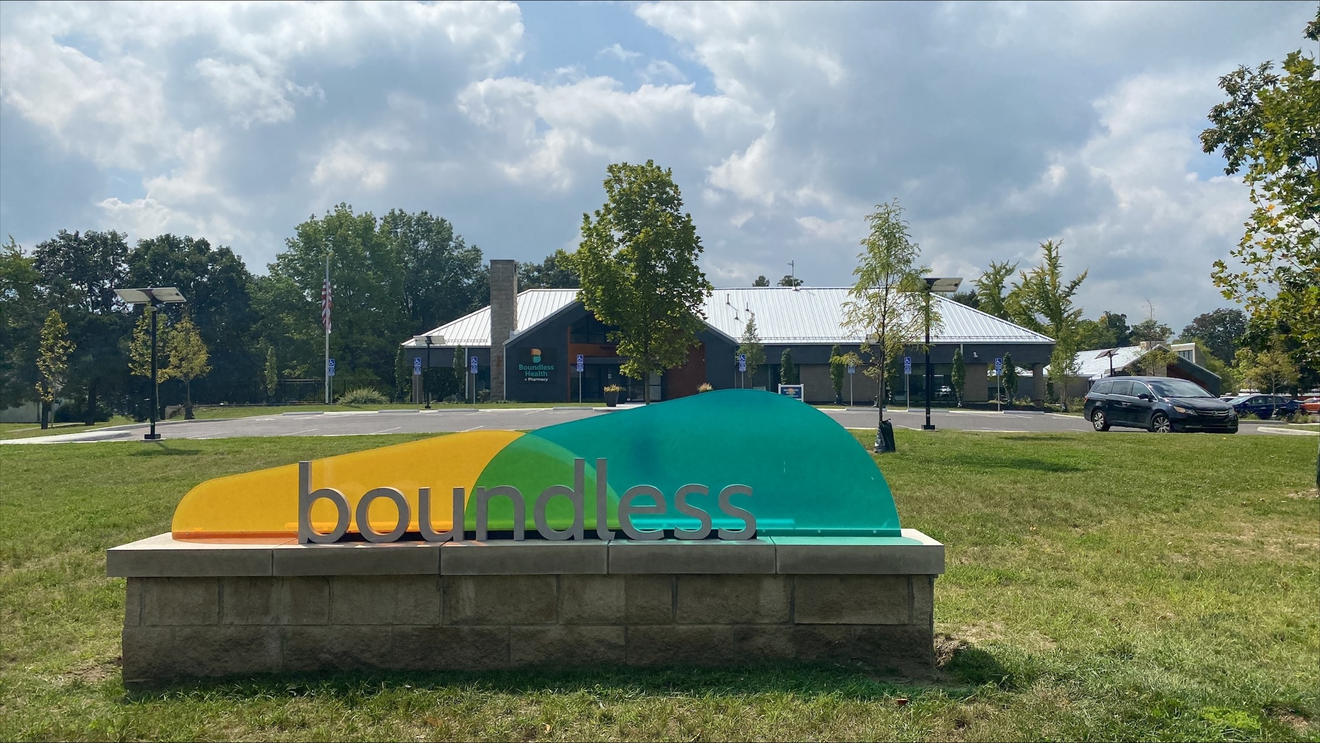 Photo of Boundless sign and Boundless Health building