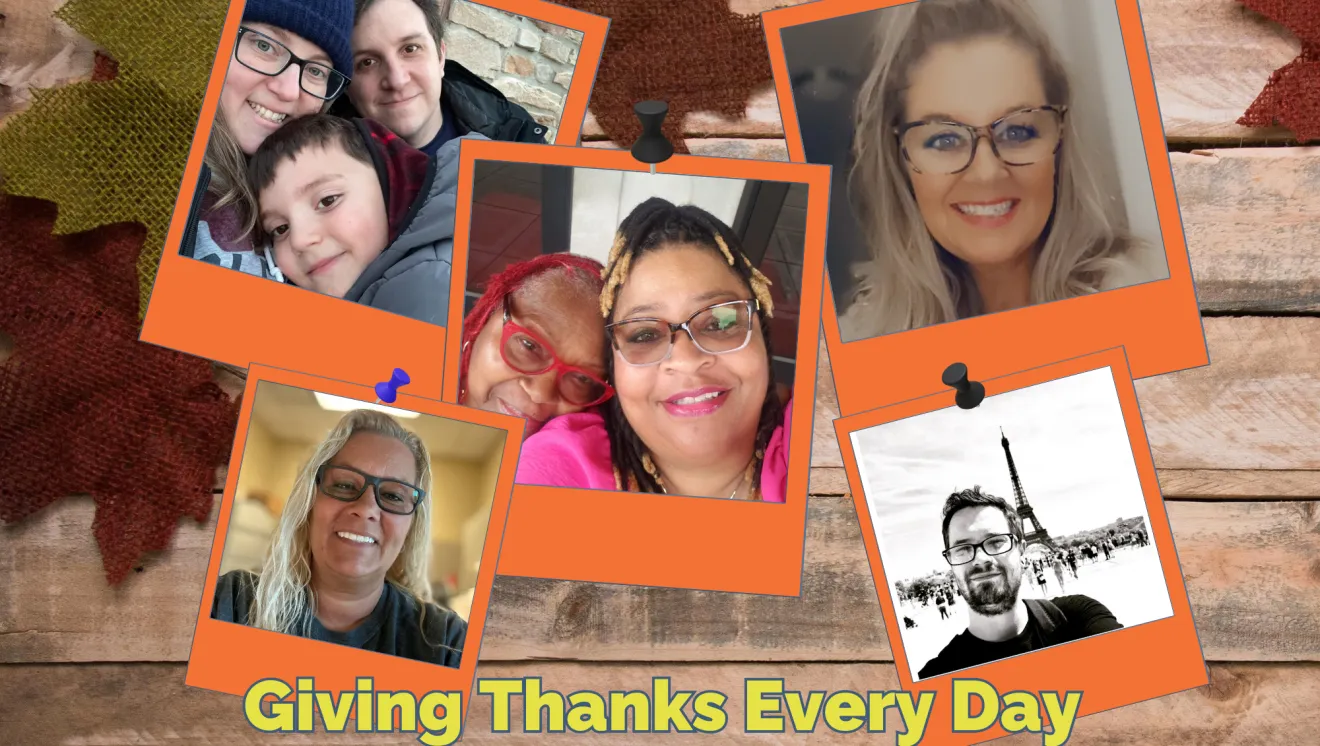 A collage of photos featuring Boundless staff