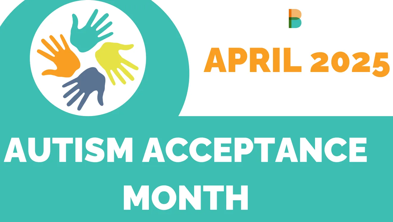 Autism Acceptance Month Graphic - April 2025