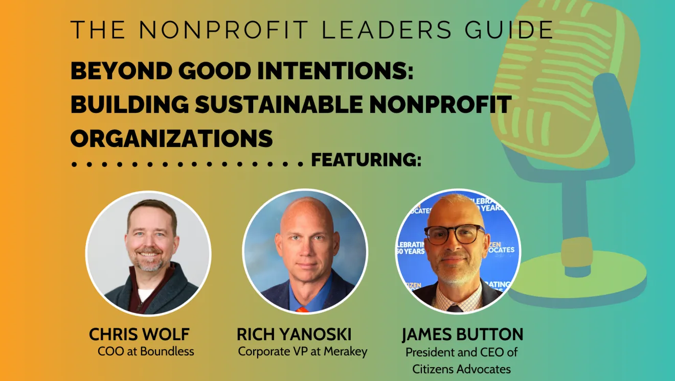 Podcast banner showing Rich Yanoski and James Button as guests