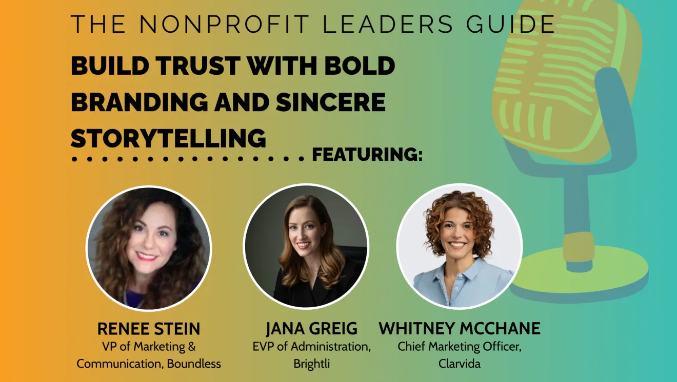 Podcast banner showing Renee Stein, Jana Greig, and Whitney McChane as guests