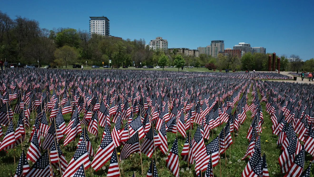 Flags for Memorial Day